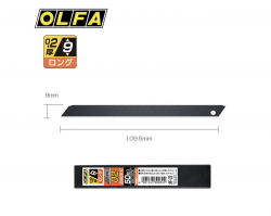 OLFA BBLG50K 9mm 超長超銳黑刃刀片(50片裝)
