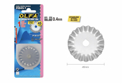 OLFA PIB45-1 不銹鋼波浪型圓刃刀片(1片裝) RTY-2/DX 專用