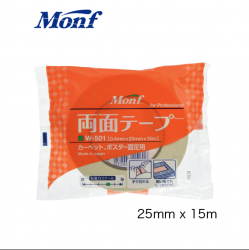 Monf #501 日本古藤工業雙面地毯膠 25mm X 15M