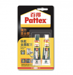 百得 PATTEX PKME15HK 強力混合膠(2x15ml)<金屬修補專用>