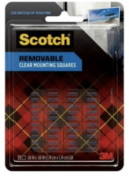 3M Scotch® 859S 可再貼透明膠貼(1.74 x 1.74cm) 35片裝