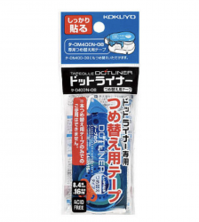 KOKUYO TA-D400-08 雙面膠紙機替芯(8.4mm x 16M)<強黏力>