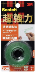 3M Scotch™ KTD-12 超強力雙面膠貼 - 透明材料用
