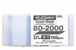 NT BD-2000 <黑刃>小介刀片(100片裝)