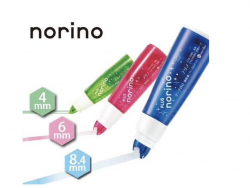 PLUS norino Glue Roller 雙面膠紙機替芯 8M x (4mm/6mm/8.4mm)