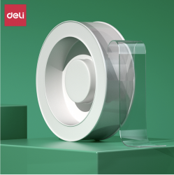 DELI 33601 強力無痕雙面水晶膠帶 30mm x 3M x 1mm