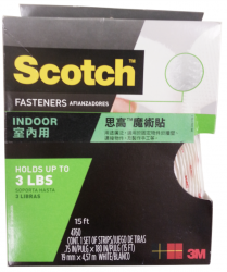 3M Scotch® 4760 魔術貼(室內用) - 白色
