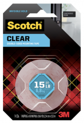 3M Scotc® 410S 強力雙面透明膠帶(1